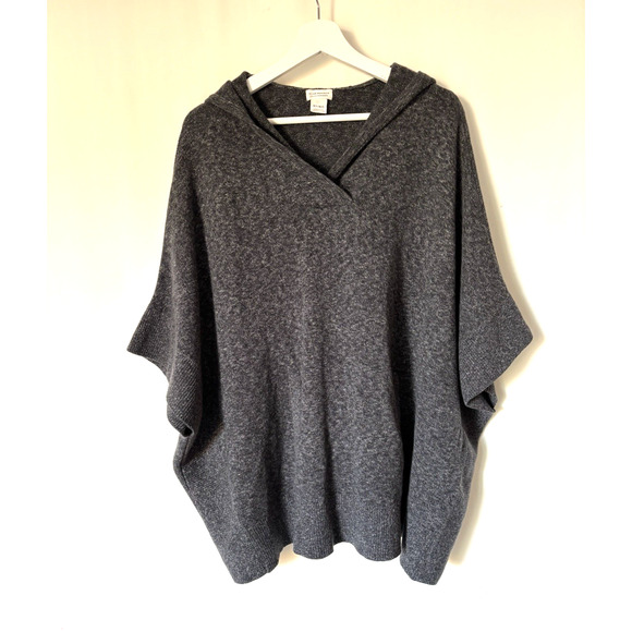 Club Monaco Womens Cardigan Medium Italian Cashmere Hoodie Knit Vneck Boho - Picture 1 of 15